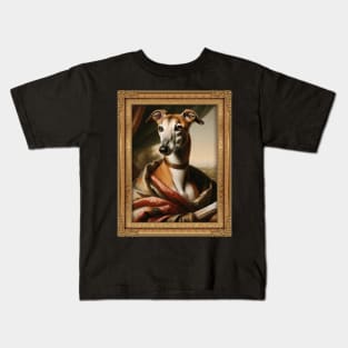 renaissance art with dogs Kids T-Shirt